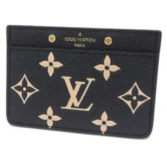 Louis Vuitton Case Porte Carte Bicolor Empreinte Noir Black Louis Vuitton - Picture 1 of 3